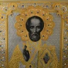 Икона "Николай Чудотворец". Златоуст 28х32 см.