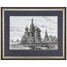 Картина "Храм Василия Блаженного" 57 х 47 см.