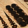 Деревянные дорожные нарды "Тигр". Карельская береза.
