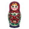 Матрешка "Цветы" 12 мест.