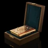 Религиозная книга "Коран" на арабском языке. Златоуст.