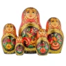 Матрешка "Райский сад" 5 мест.