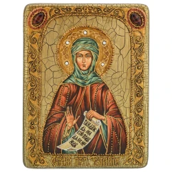 Икона "Святая Светлана Палестинская" 15 х 20 см.