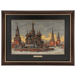 Офорт цветной "Москва. Покровский Собор" 53х72 см.